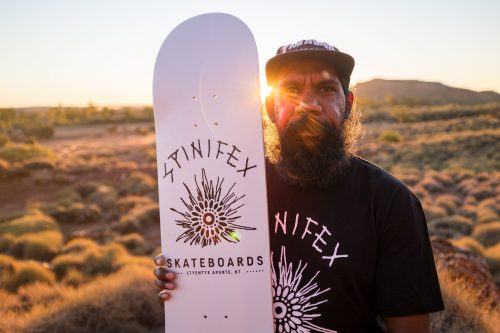 Backside Skate Magazine. Accessories. Spinifex: An Australian Outback Board Company.