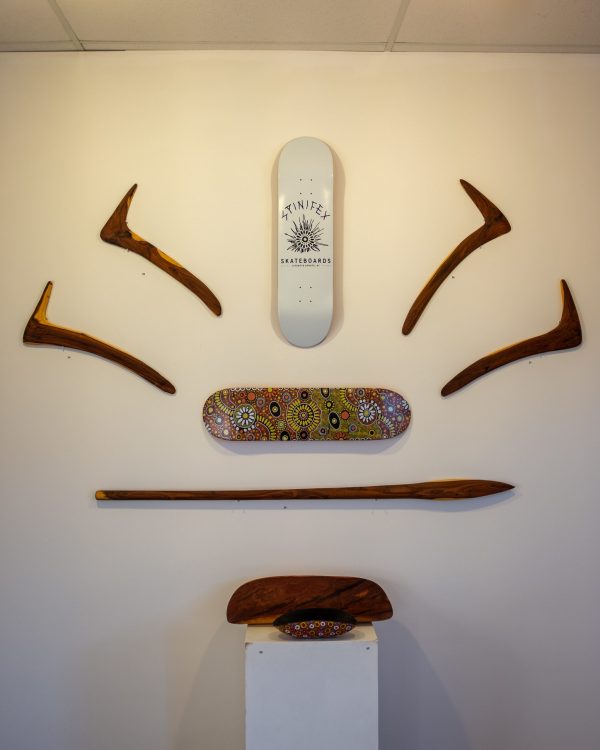 Backside Skate Magazine. Accessories. Spinifex: An Australian Outback Board Company.